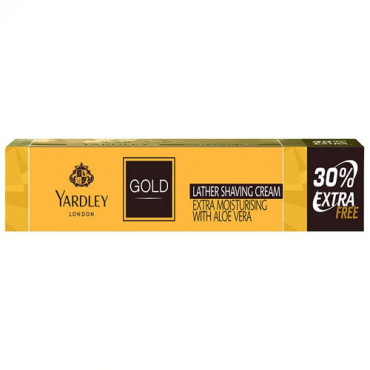 Yardley Gold Shaving Cream With Aloe Vera 91g